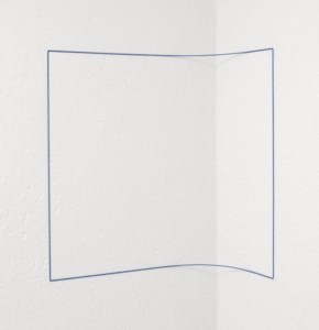 Blue Day-glo Corner Piece