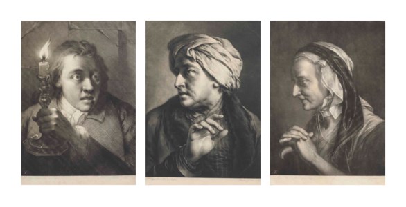 Three plates, from: Life-sized Heads
