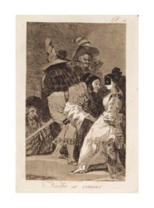 Nadie se conoce, plate 6, from: Los Caprichos