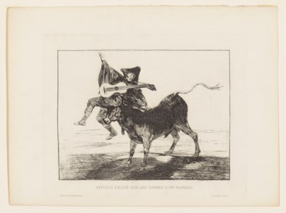 Dios se lo pague a usted ('Blind Man tossed on the Horns of a Bull')
