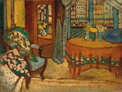 Intérieur d'un salon parisien (après-midi)