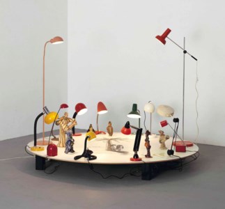 Untitled (Table/Lamps)