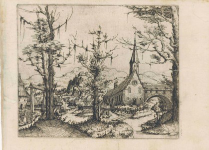 Landscape with a Church (Sch., B. 68; Holl. 41)