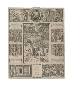 Neptune calming the Tempest which Aeolus raised against Aeneas' Fleet (Bartsch 352)