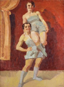Vrouwelijke acrobaten