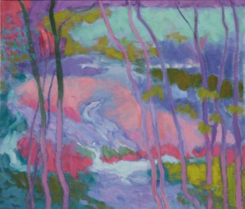 Purple landscape