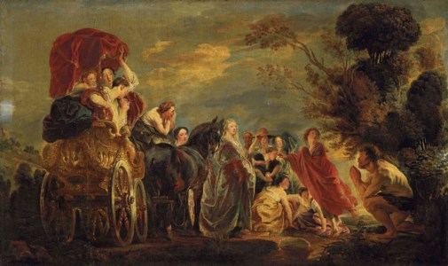 The Meeting of Odysseus and Nausicaa