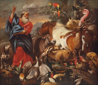 God Creating the Animals