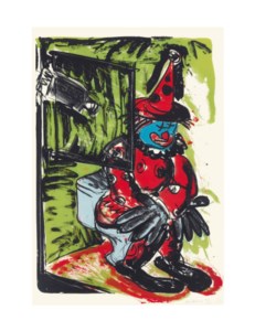 Clown Taking a Shit