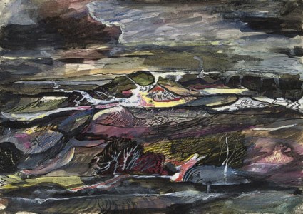 A bleak day; Moorland, West Riding, Yorkshire; Autumn at Cavendish, Suffolk