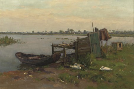 The Oud Loosdrechtse dijk, seen from Hoorndijk