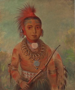 George Catlin, Commanding General, a boy (Wa-Ta-We-Buck-A-Na)