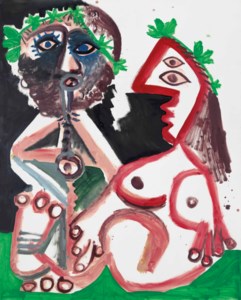 Pablo Picasso, Joueur de flûte et femme nue
