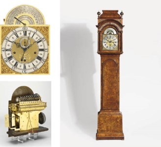 A George II walnut musical eight day longcase clock