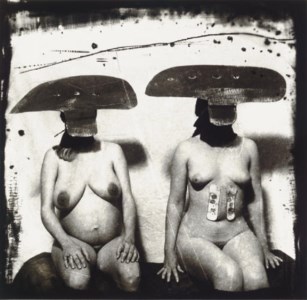 I.D. Photograph from Purgatory: and Two Women with Stomach Irritations, 1982; and Carrot Cake #1, 1982