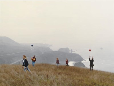 One Red, One Blue (Jenner, California), 2001