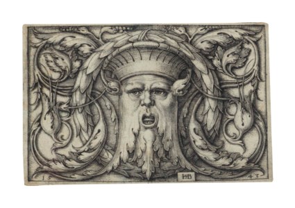 Panel with a Mascaron