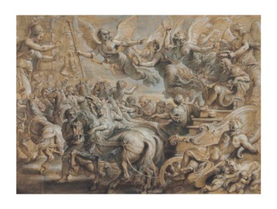 Peter Paul Rubens, Scipio Africanus welcomed outside the gates of Rome, after Giulio Romano
