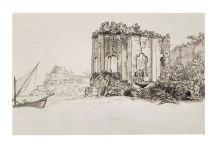 View of the Temple of Venus at Baiae