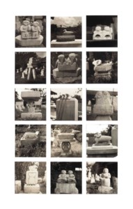 Untitled (William Edmondson Sculptures), contact sheet details, circa 1937