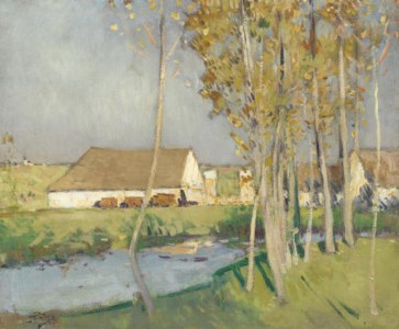 La ferme près du ruisseau