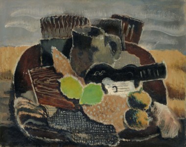 Nature morte aux citrons verts et au pichet
