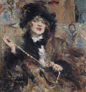 Nicolai Fechin, Portrait of Mademoiselle Podbelskaya