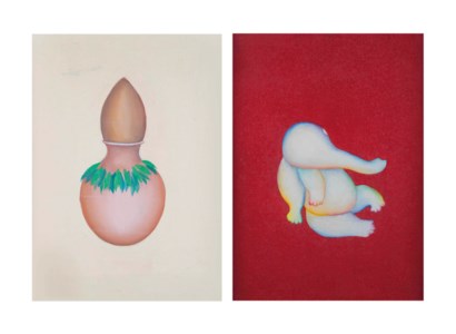 Untitled (Kalash); Untitled (Ganesh)