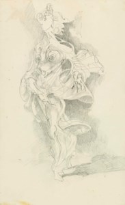 Exotic standing figure