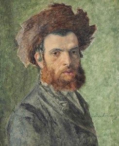 Portrait of a young Hasidic Jew