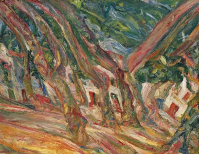 Chaim Soutine, Les platanes à Céret