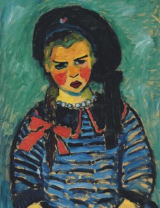 Alexej von Jawlensky, Mädchen mit roter Schleife