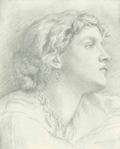 Study of Fanny Cornforth, bust-length
