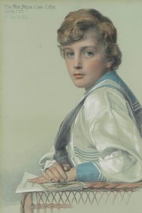 Dion William Palgrave Clayton Calthrop, aged eight