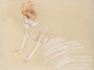 Étude de femme au nœud