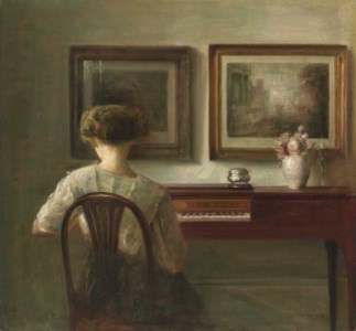 Young Lady at the spinet