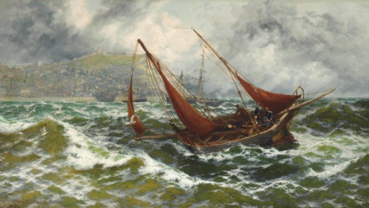 Storm driven, off Scarborough