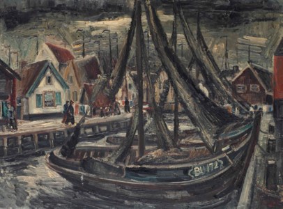 The harbour of Bunschoten