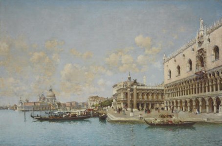 The Doge's Palace and Santa Maria della Salute, Venice