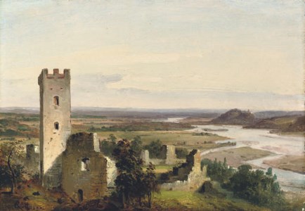 Ruins in the Roman campagna