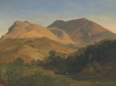View of Olevano Romano, Lazio