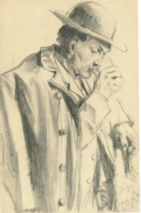 Trinkender Kurgast