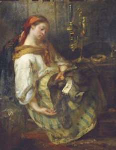 Jean Francois Millet, The sleeping seamstress