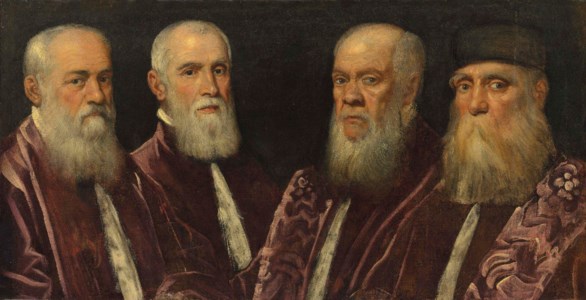 A group portrait of four Venetian senators, bust-length