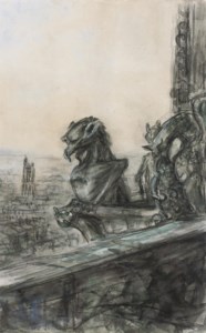 The gargoyles of Notre Dame Cathedral