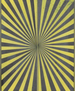 Mark Grotjahn, Untitled (Black and Canary Yellow Butterfly)