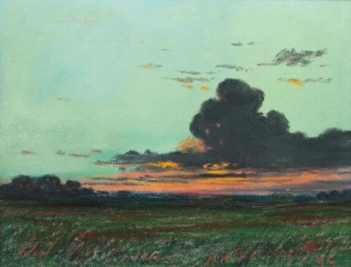 Red sky at night