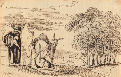 The Flight into Egypt; and Hagar and Ishmael