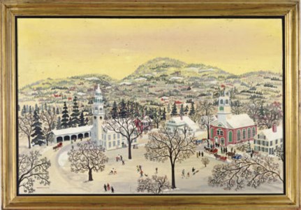 A snowy Sunday in town