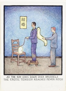 As the Sun Goes Down Over Brussels the Erotic Tension Reaches Fever Pitch